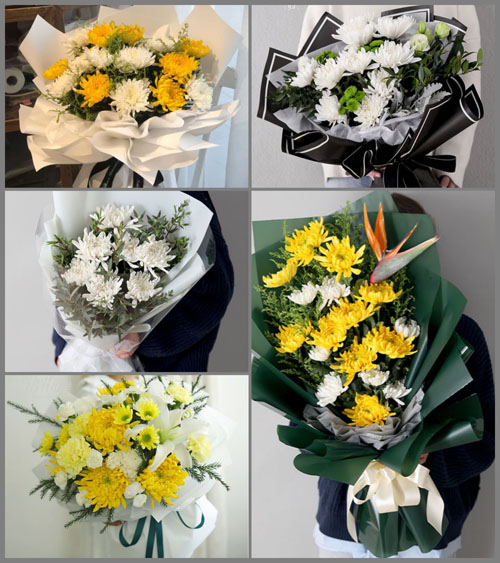 河南漯河临颍县窝城镇白事花束代送